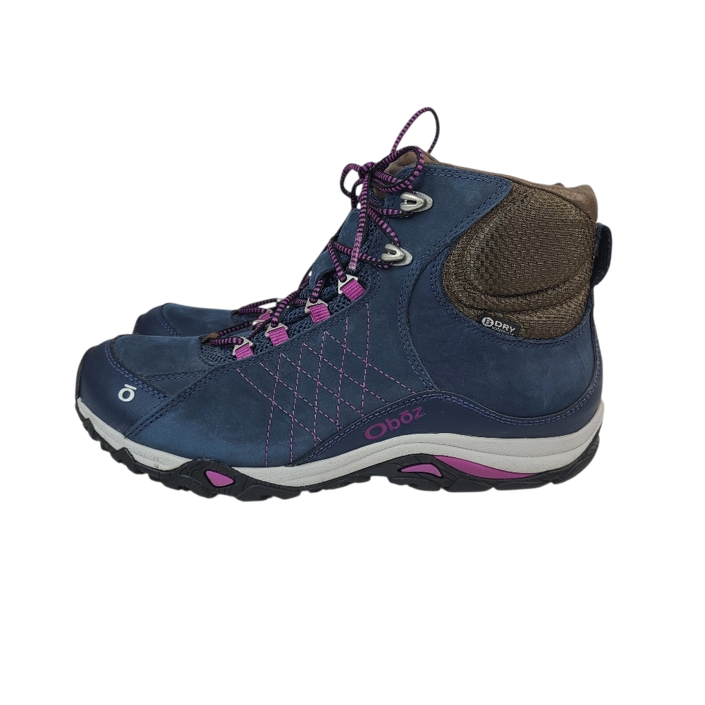 Oboz Sapphire Women's Waterproof Nubuck Leather Hiking Boots Size 9.5